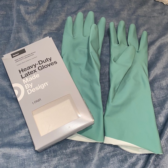 Made By Design Accessories New Heavy Duty Latex Gloves Size Medium